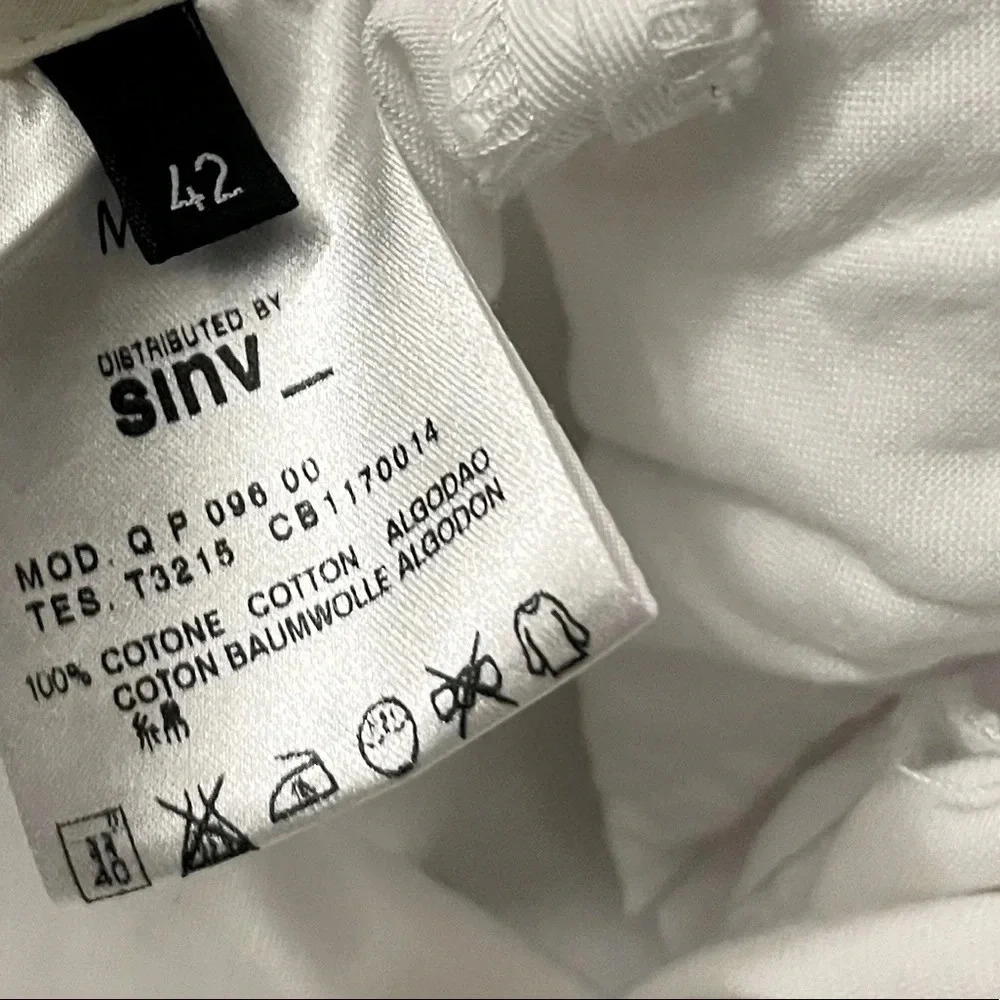 Alexander Mcqueen white cropped pant bride vacation quiet luxury wedding - Picture 3 of 7